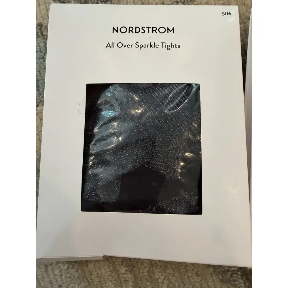 Nordstrom Tights 3 Pairs Black Womens Sz S/M NWT